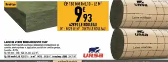 Brico Cash Laine de Verre Thermocoustic 35qp offre