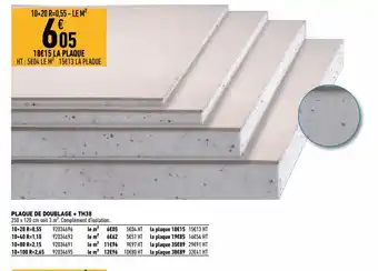 Brico Cash Plaque de Doublage + Th38 offre