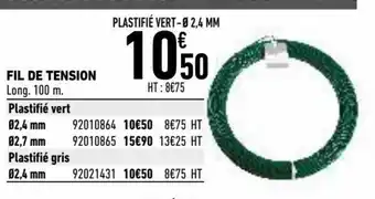 Brico Cash Fil de tension offre