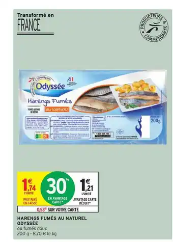 Intermarché Hyper Harengs Fumés Au Naturel Odyssée offre