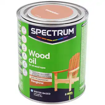 Action Spectrum huile pour bois spectrum offre