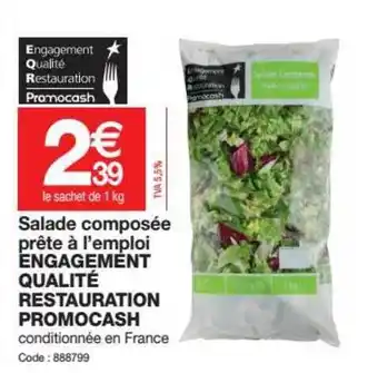 Promocash Salade Composee Prete A L'emploi Engagement Qualite Restauration Promocash offre