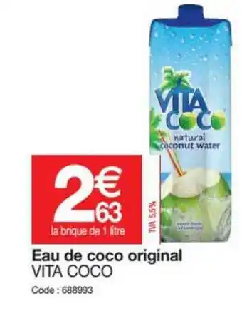 Eau De Coco Original Vita Coco