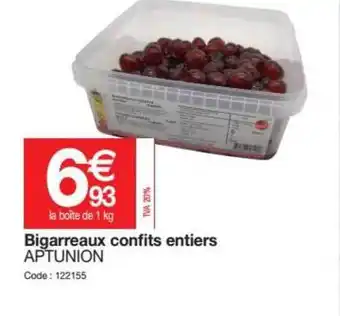 Bigarreaux Confits Entiers Aptunion