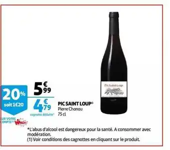 Auchan Pic Saint Loup offre