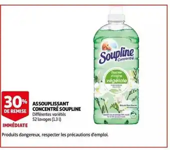 Auchan Assouplissant Concentré Soupline offre