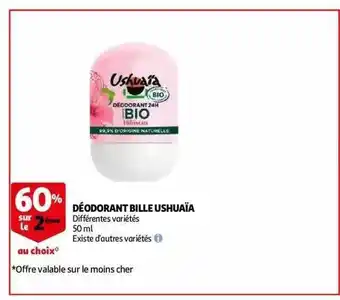 Auchan Déodorant Bille Ushuaïa offre