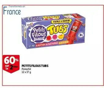 Auchan Petits Filous Tubs offre