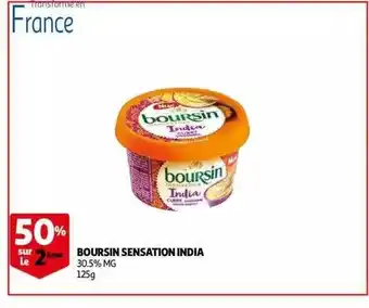 Auchan Boursin Sensation India offre