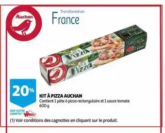 Auchan Kit à Pizza Auchan offre