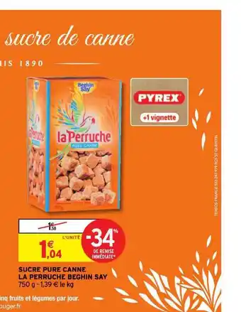 Intermarché Hyper Sucre Pure Canne La Perruche Beghin Say offre
