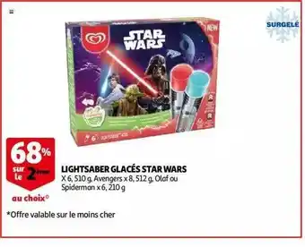 Lightsaber Glacés Star Wars