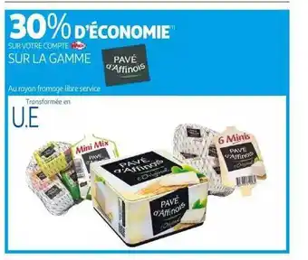 Auchan La Gamme Pavé D'affinois offre