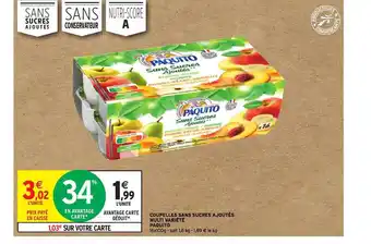Coupelles Sans Sucres Ajouté Multivariété Paquito