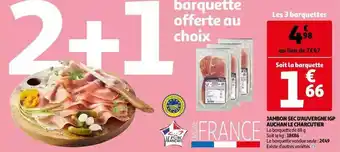 Auchan Jambon Sec D'auvergne Igp Auchan Le Charcutier offre
