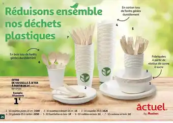 Auchan Offre De Vaisselle à Jeter offre