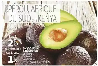 Auchan Avocat Prêt à Déguster offre