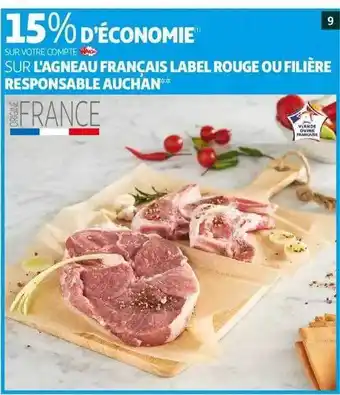 Auchan L'agneau Français Label Rouge Ou Filière Responsable Auchan offre