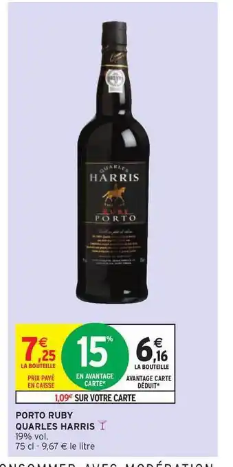 Intermarché Hyper Porto Ruby Quarles Harris offre