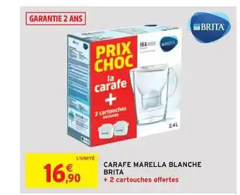 Intermarché Hyper Carafe Marella Blanche Brita offre