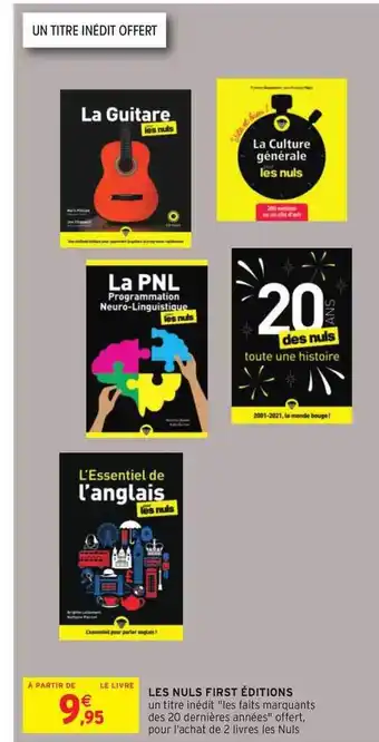 Intermarché Hyper Les Nuls First éditions offre