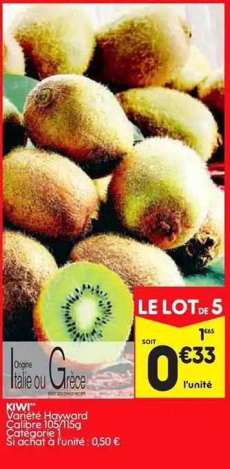 Leader Price Kiwi offre