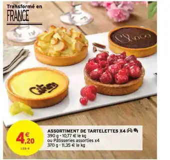 Intermarché Hyper Assortiment De Tartelettes X4 offre