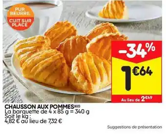 Leader Price Chausson Aux Pommes offre