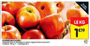 Leader Price Pomme Bicolore offre