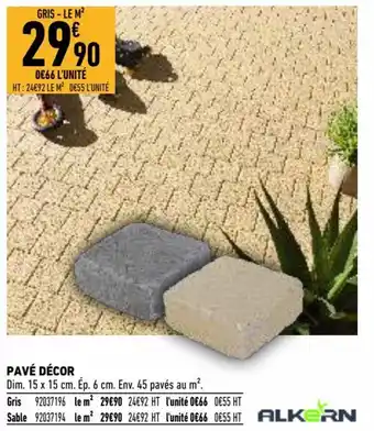 Brico Cash Pavé décor offre