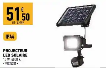 Brico Cash Projecteur led solaire offre