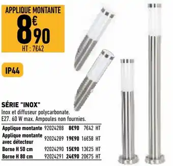 Brico Cash Série "inox" offre