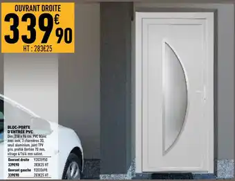 Brico Cash Bloc-porte d'entrée pvc offre