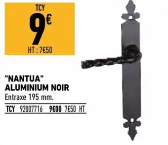 Brico Cash "Nantua" aluminium noir offre