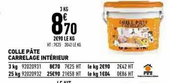 Brico Cash Cole pâte Carrelage intérieur offre