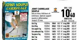 Brico Cash Joint carrelage souple offre