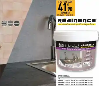 Béton minéral