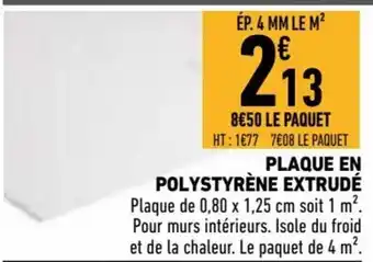 Brico Cash Plaque en Polystyréne extrudé offre