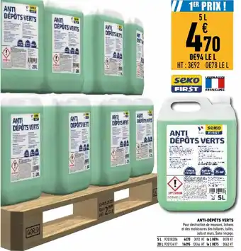 Anti-dépôts verts