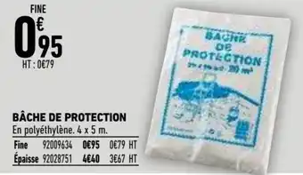 Brico Cash Bâche de protection offre