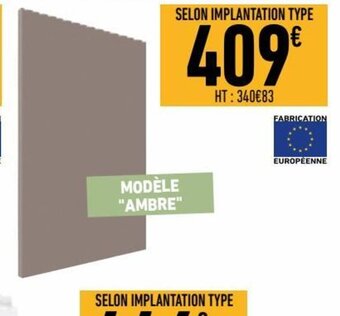 Brico Cash Modèle Ambre offre