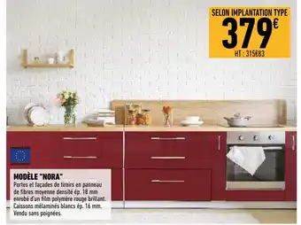 Brico Cash Modèle Nora offre