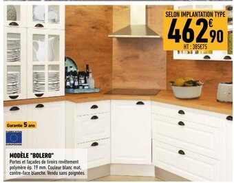 Brico Cash Modèle Bolero offre