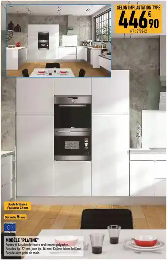 Brico Cash Modèle Platine offre
