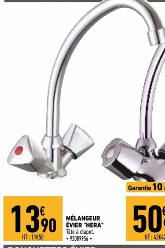 Brico Cash Mélangeur Évier Hera offre