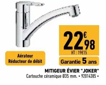 Mitigeur évier Joker