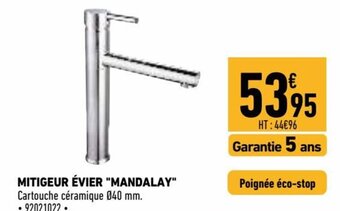 Brico Cash Mitigeur évier Mandalay offre