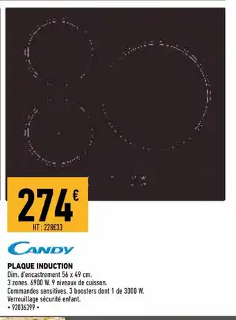 Brico Cash Plaque Induction offre