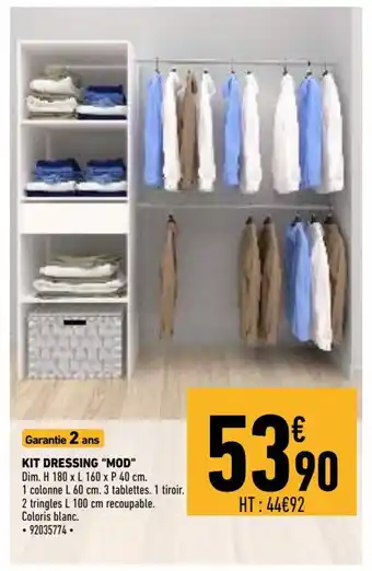Brico Cash Kit Dressing Mod offre
