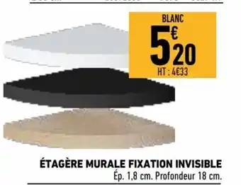 Étagère Murale Fixation Invisible